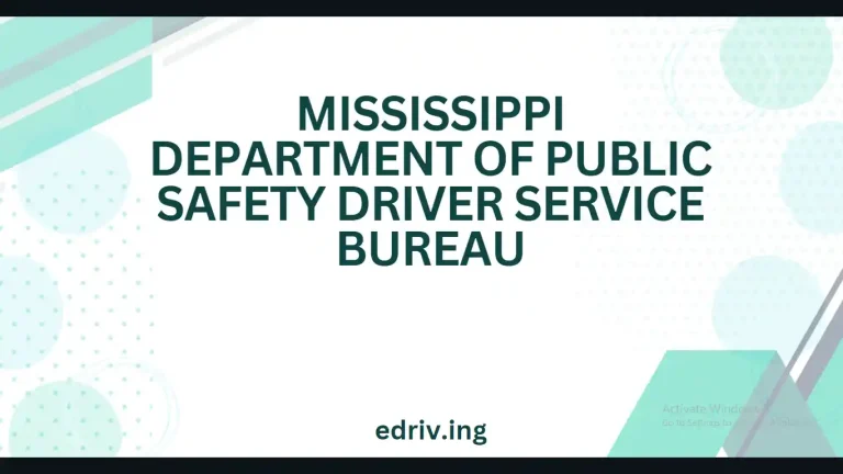 Mississippi Department of Public Safety Driver Service Bureau