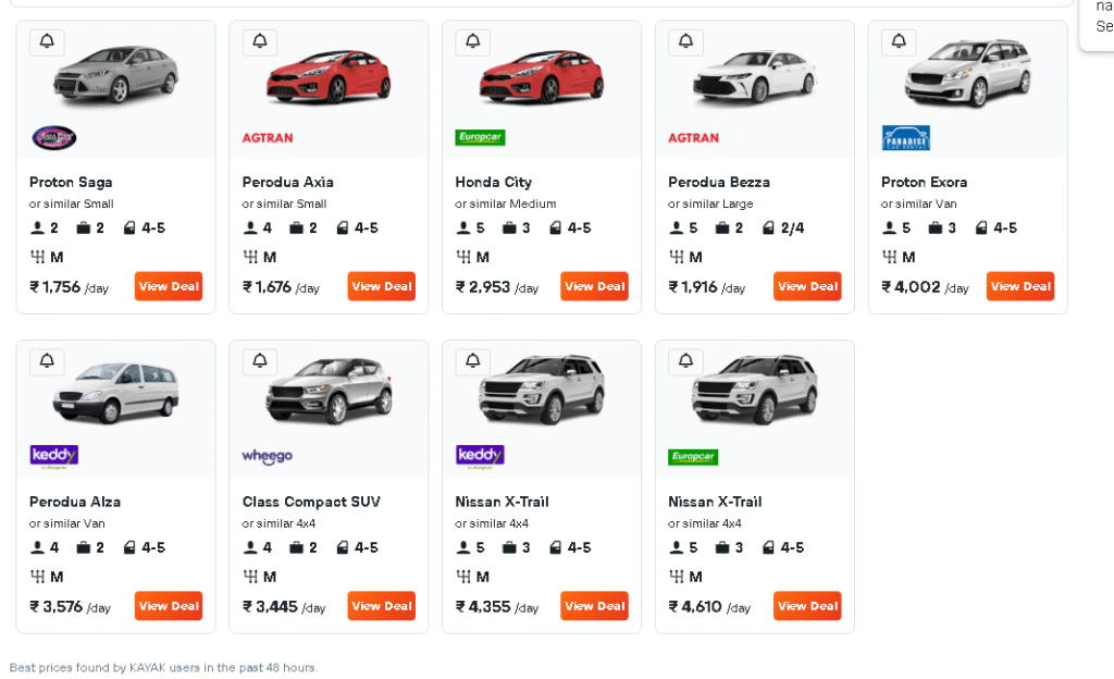 Rent a Car for Travel in Kuala Lumpur